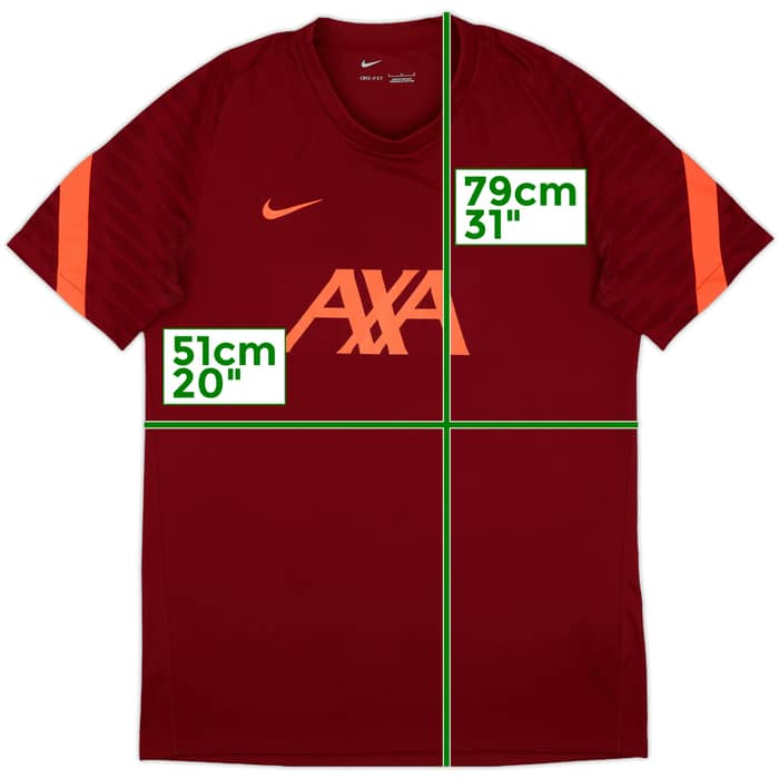 2021-22 Liverpool Nike Training Shirt - 8/10 - (L)