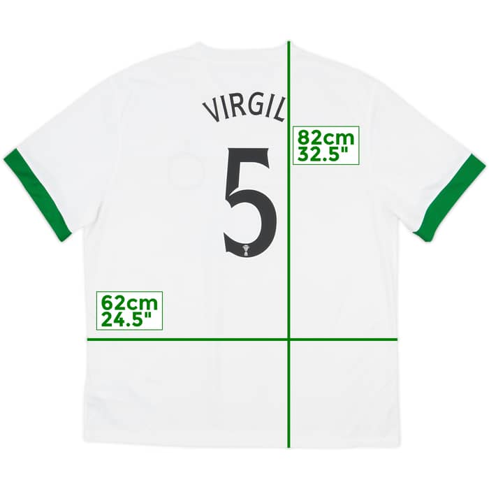 2014-15 Celtic European Third Shirt Virgil #5 - 8/10 - (XXL)
