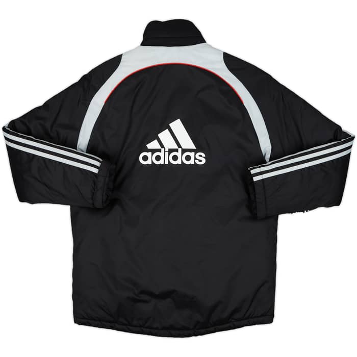 2008-09 Liverpool adidas Padded Bench Coat - 6/10 - (XL.Boys)
