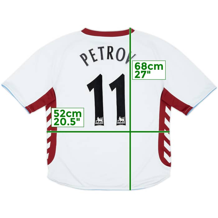 2006-07 Aston Villa Away Shirt Petrov #11 - 5/10 - (L)