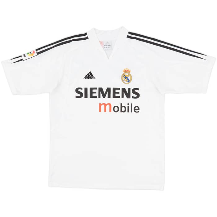2004-05 Real Madrid Home Shirt - 6/10 - (XL.Boys)