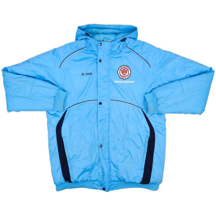 2011-12 Sligo Rovers Jako Hooded Padded Bench Coat - 6/10 - (M)