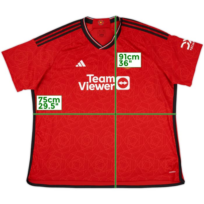 2023-24 Manchester United Home Shirt - 10/10 - (4XL)