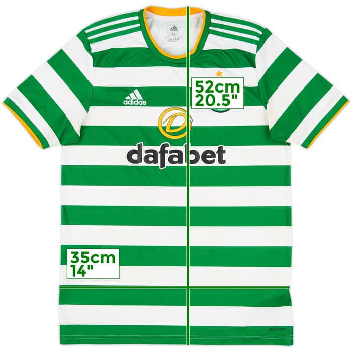 2020-21 Celtic Home Shirt - 6/10 - (M)