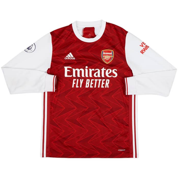 2020-21 Arsenal Home L/S Shirt Willian #12 - 5/10 - (M)