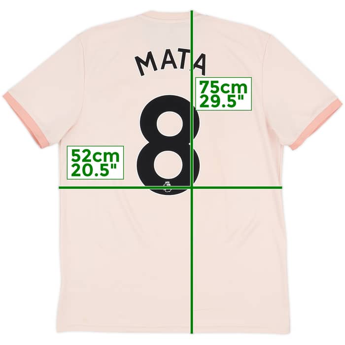 2018-19 Manchester United Away Shirt Mata #8 - 7/10 - (L)