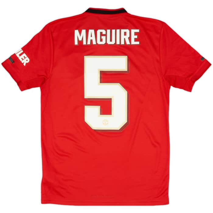 2019-20 Manchester United Home Shirt Maguire #5 - 7/10 - (S)