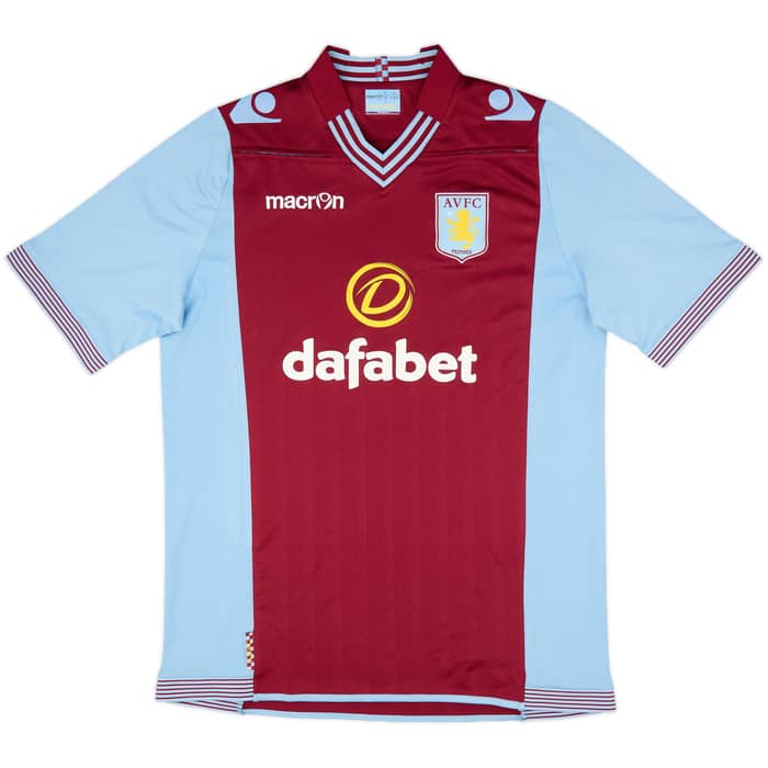2013-14 Aston Villa Home Shirt Grealish #40 - 10/10 - (XL)