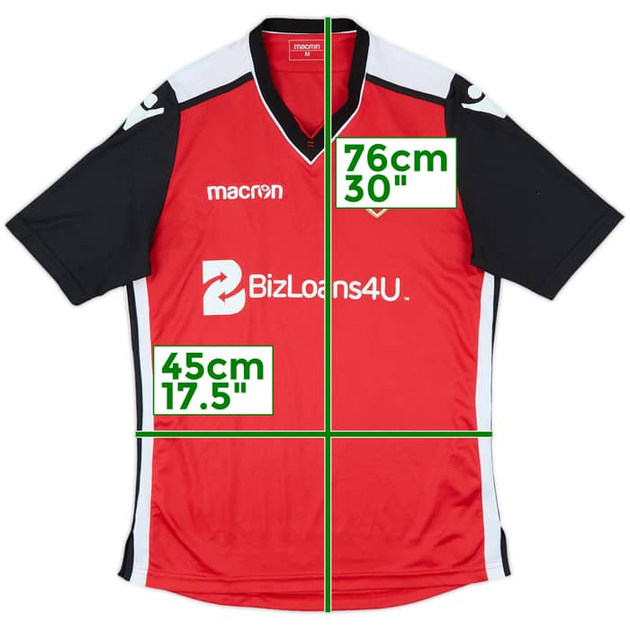 2018-19 Morecambe Home Shirt - 6/10 - (M)