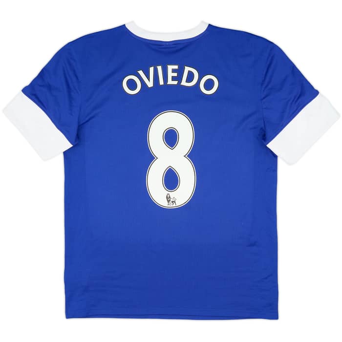 2012-13 Everton Home Shirt Oviedo #8 - 10/10 - (M)