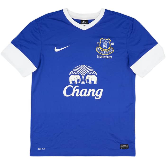 2012-13 Everton Home Shirt Oviedo #8 - 10/10 - (M)
