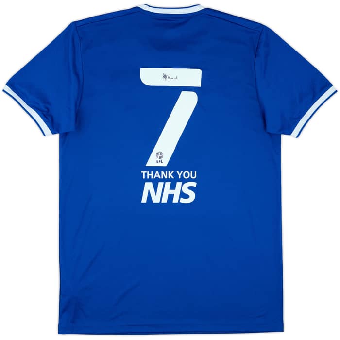 2021-22 Ipswich Match Issue Squad Signed Home Shirt #7