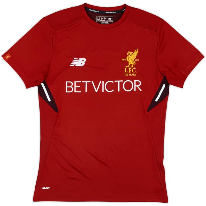 2017-18 Liverpool New Balance Training Shirt - 8/10 - (S)