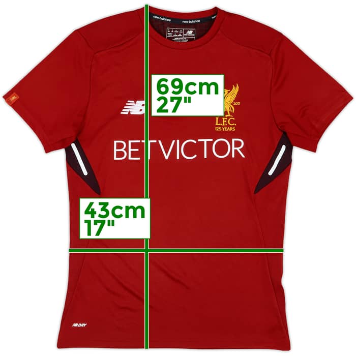 2017-18 Liverpool New Balance Training Shirt - 8/10 - (S)