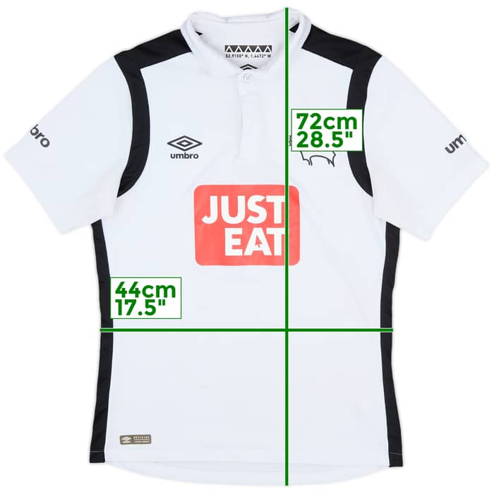 2016-17 Derby County Home Shirt - 7/10 - (S)