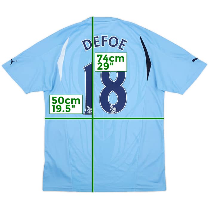 2010-11 Tottenham Away Shirt Defoe #18 - 10/10 - (M)