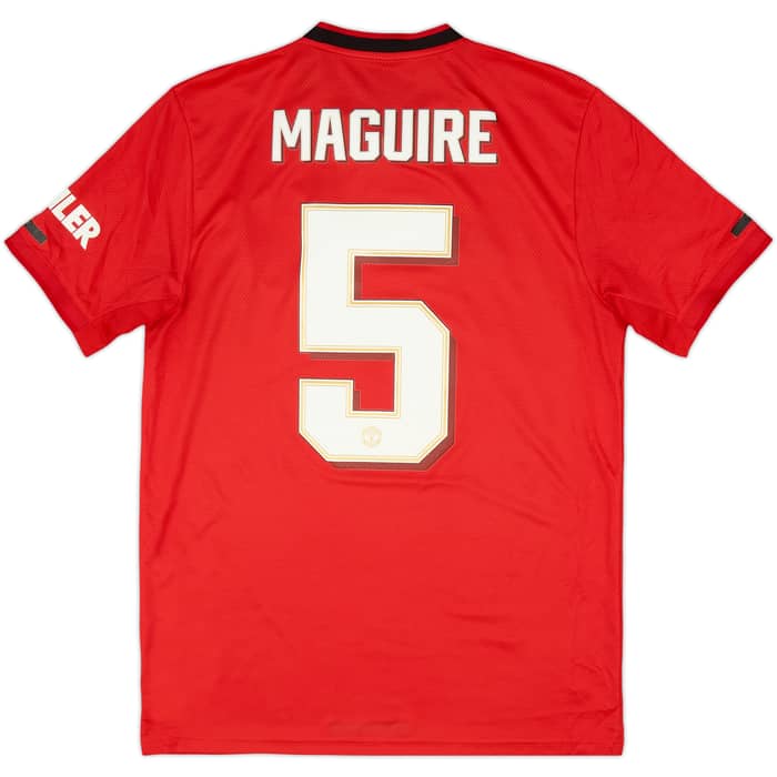 2019-20 Manchester United Home Shirt Maguire #5 - 9/10 - (M)