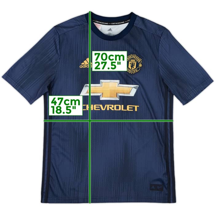 2018-19 Manchester United Third Shirt - 6/10 - (XL.Boys)