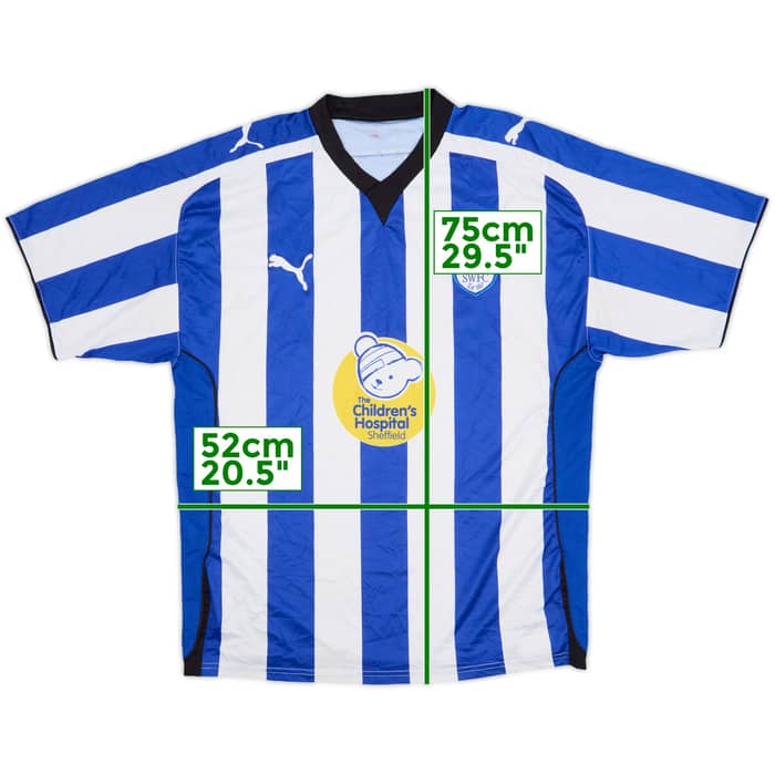 2009-10 Sheffield Wednesday Home Shirt - 8/10 - (L)