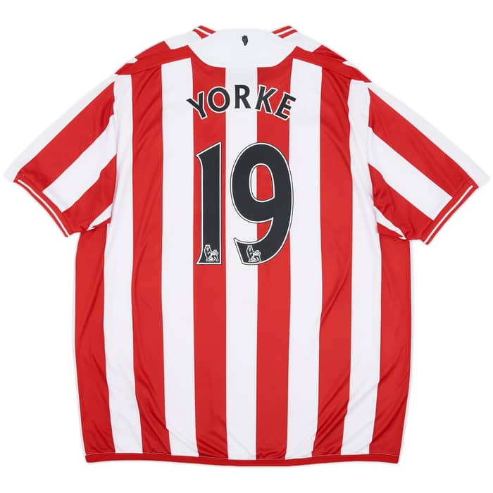 2009-10 Sunderland Home Shirt Yorke #19 - 6/10 - (XXL)