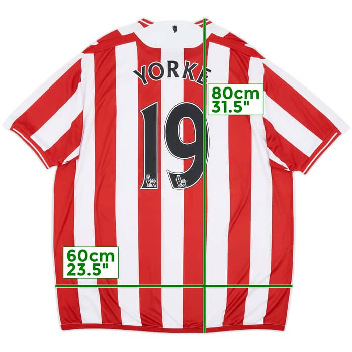 2009-10 Sunderland Home Shirt Yorke #19 - 6/10 - (XXL)