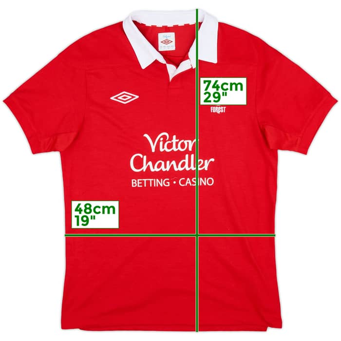2011-12 Nottingham Forest Home Shirt - 10/10 - (S)