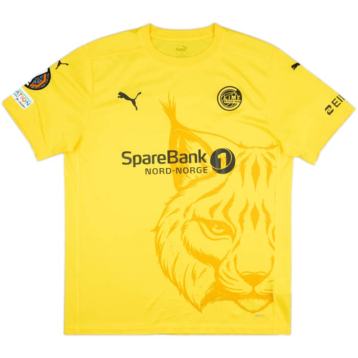 2024-25 Bodo/Glimt Match Issue Europa League Home Shirt Nielsen #2