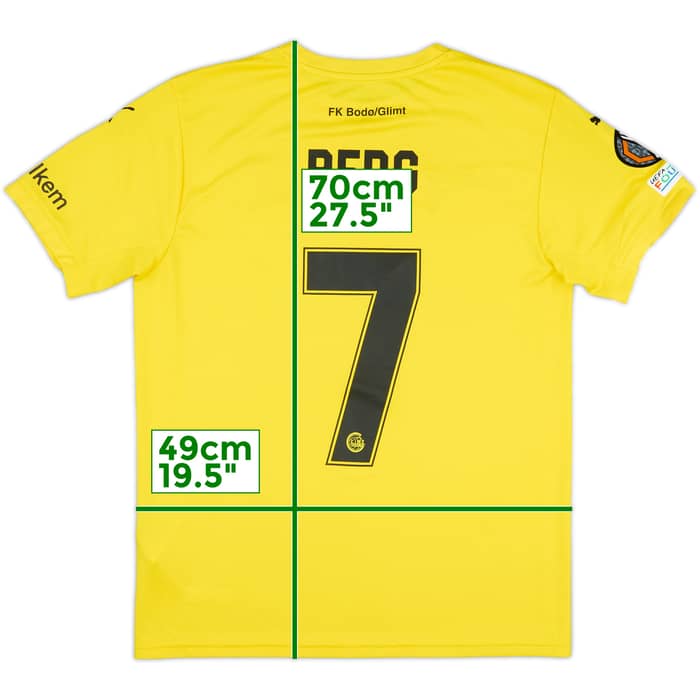 2024-25 Bodo/Glimt Match Issue Europa League Home Shirt Berg #7