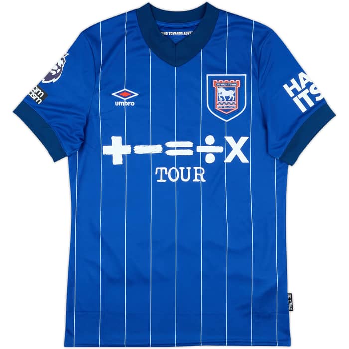 2024-25 Ipswich Match Issue Home Shirt Hutchinson #20