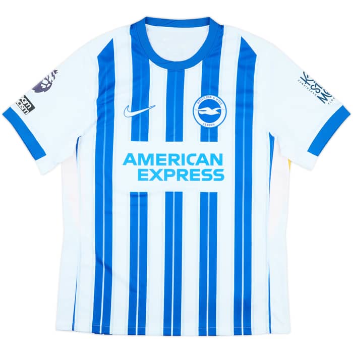 2024-25 Brighton Match Issue Home Shirt Baleba #20