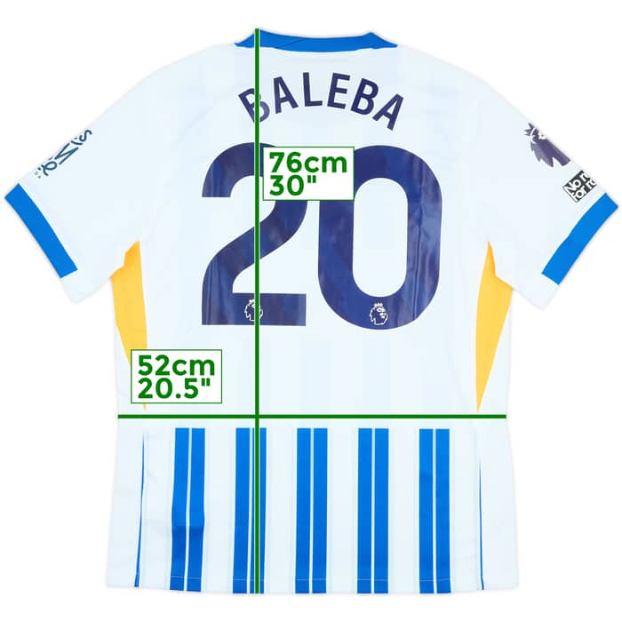 2024-25 Brighton Match Issue Home Shirt Baleba #20