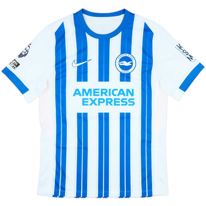 2024-25 Brighton Match Issue Home Shirt March #7