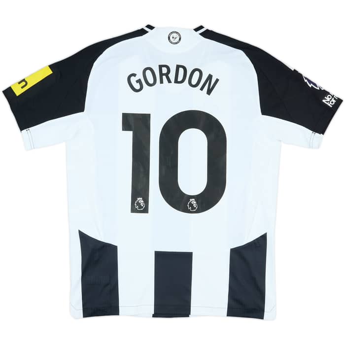 2024-25 Newcastle United Match Issue Home Shirt Gordon #10