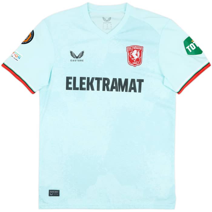 2024-25 FC Twente Match Worn Europa League Away Shirt Steijn #14