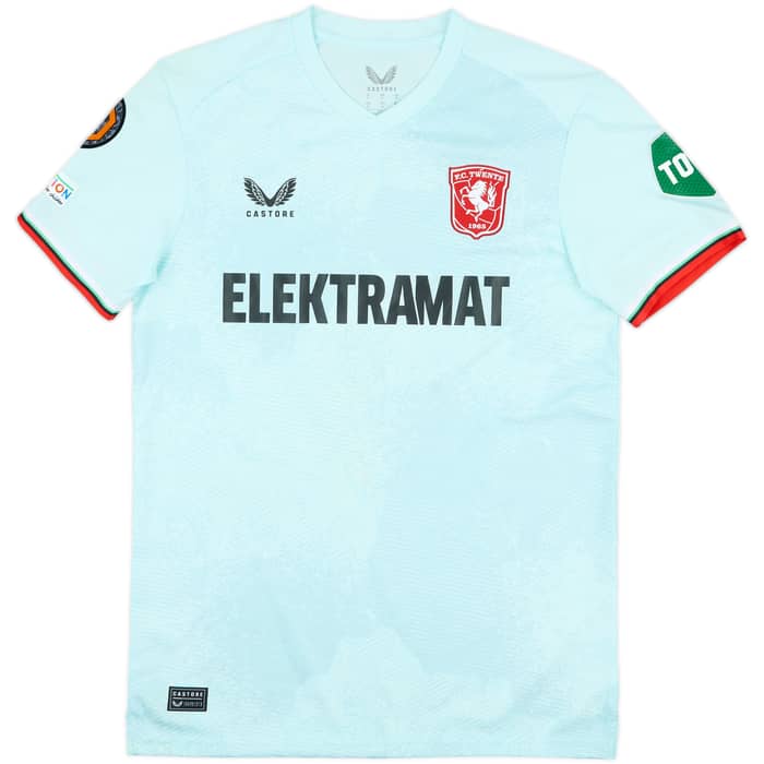 2024-25 FC Twente Match Worn Europa League Away Shirt Regeer #8