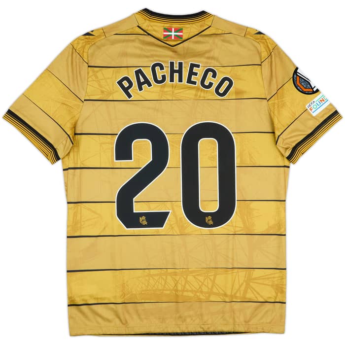 2024-25 Real Sociedad Match Issue Away Shirt Pacheco #20