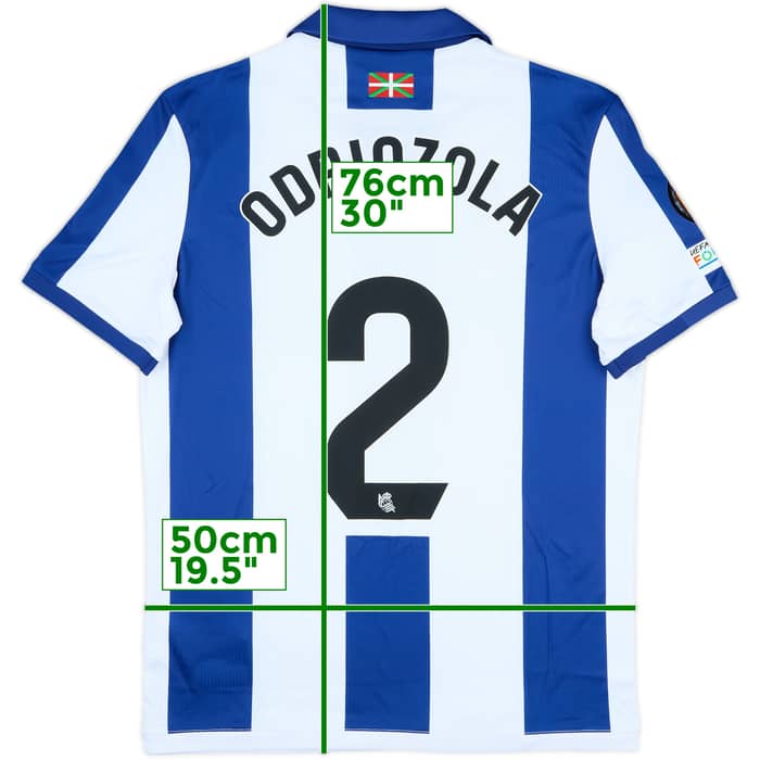 2024-25 Real Sociedad Match Issue Home Shirt Odriozola #2