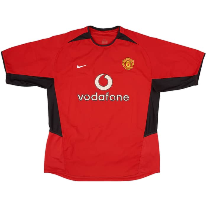 2002-04 Manchester United Home Shirt - 5/10 - (L)