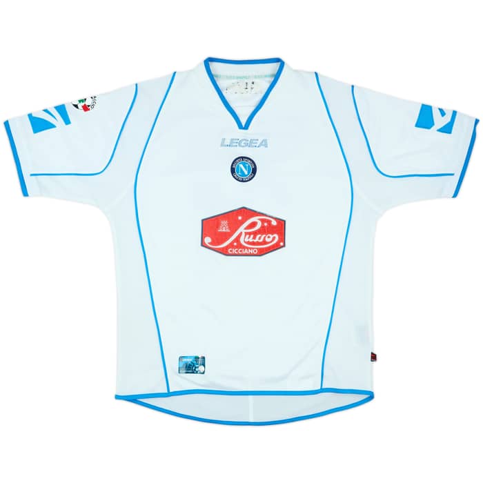 2003-04 Napoli Match Issue Away Shirt Montervino #31