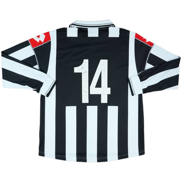 2000-01 Juventus Match Issue Home L/S Shirt #14