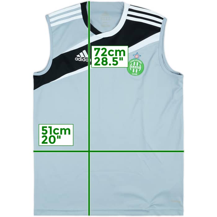 2009-10 Saint Etienne adidas Training Vest - 8/10 - (M/L)