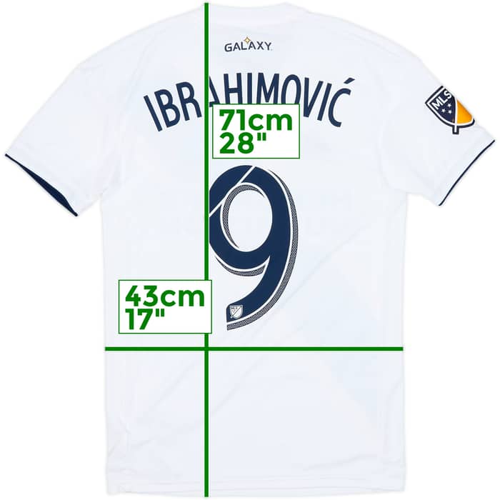 2018-20 LA Galaxy Home Shirt Ibrahimovic #9 - 10/10 - (XS)