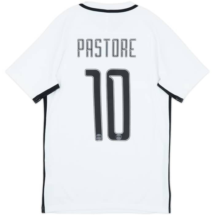 2016-17 Paris Saint-Germain Authentic Third Shirt Pastore #10 - 8/10 - (S)