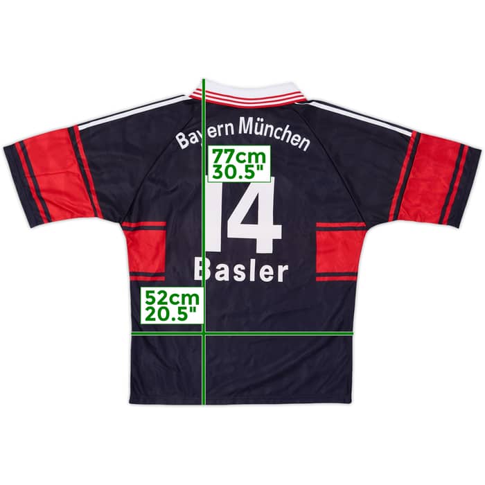 1997-99 Bayern Munich Home Shirt Basler #14 (M)