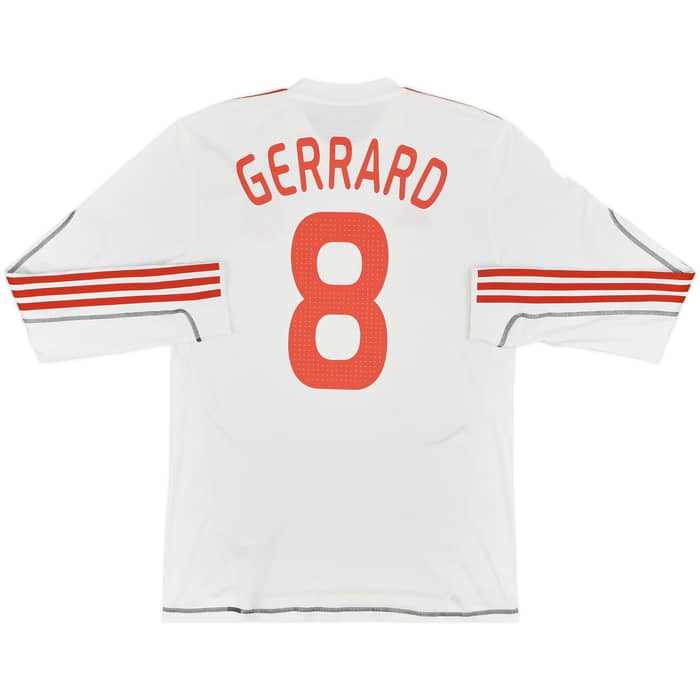 2009-10 Liverpool Third L/S Shirt Gerrard #8 - 6/10 - (L)