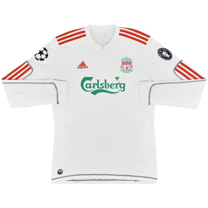 2009-10 Liverpool Third L/S Shirt Gerrard #8 - 6/10 - (L)