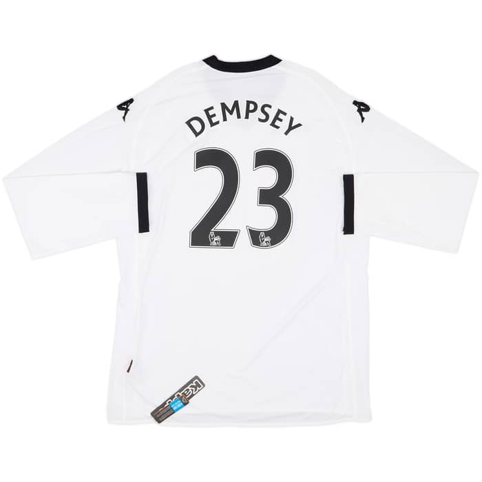 2010-11 Fulham Home L/S Shirt Dempsey #23 (4XL)