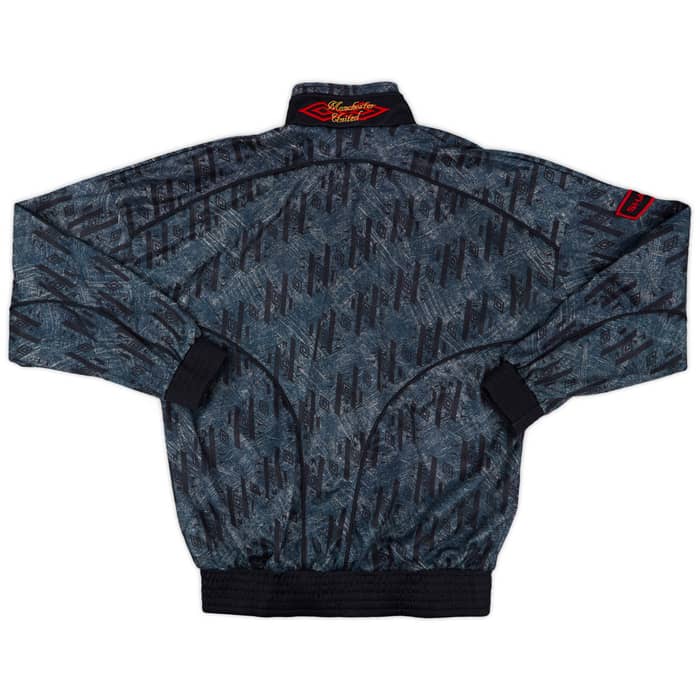 1992-93 Manchester United Umbro Track Jacket - 5/10 - (XS)