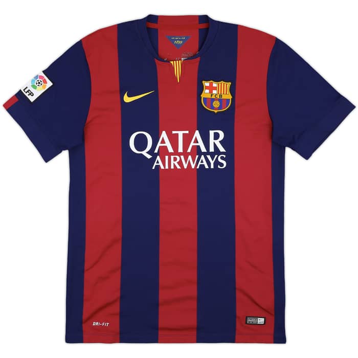 2014-15 Barcelona Home Shirt Neymar Jr #11 - 7/10 - (M)