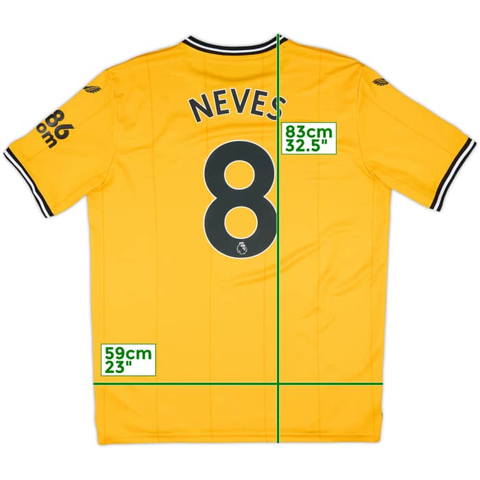 2022-23 Wolves Home Shirt Neves #8 - 10/10 - (XL)